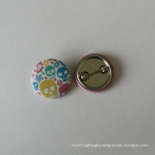 Colorful Tin Button Badge Round Printing Lapel Pin (HY-MKT-0018)